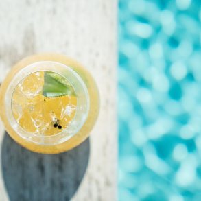 cocktails by the pool